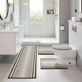 4-Piece Chenille Microfiber Bath Rug Set for Bathroom & Shower