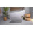 3-Piece Memory Foam Bath Rug Set - Ultra Soft Non-Slip Bathroom Mats