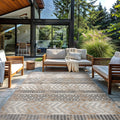 Alphee - Geometric Tribal Bohemian Rug Indoor/Outdoor