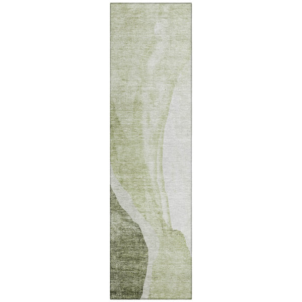 Abstract Washable Indoor/Outdoor Rug - Non-Skid Transitional Area Rug