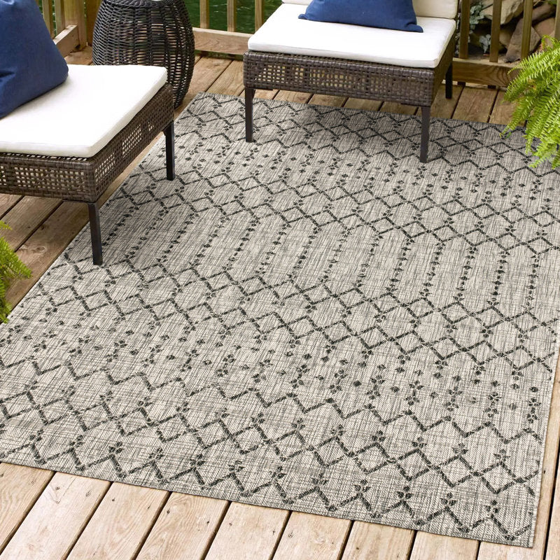Crompton - Moroccan Geometric Polypropylene Indoor/Outdoor Rug
