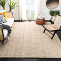 Debroh - Hand Woven Jute Rug Natural Fiber Farmhouse Area Rug