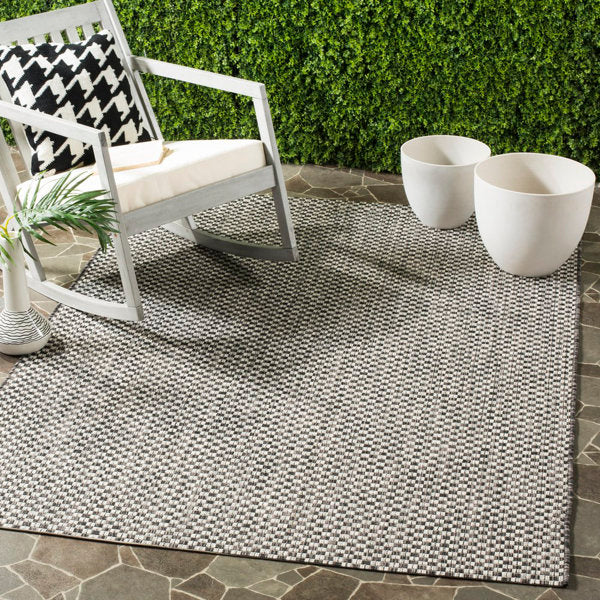 Geometric Indoor/Outdoor Performance Area Rug - Weather Resistant
