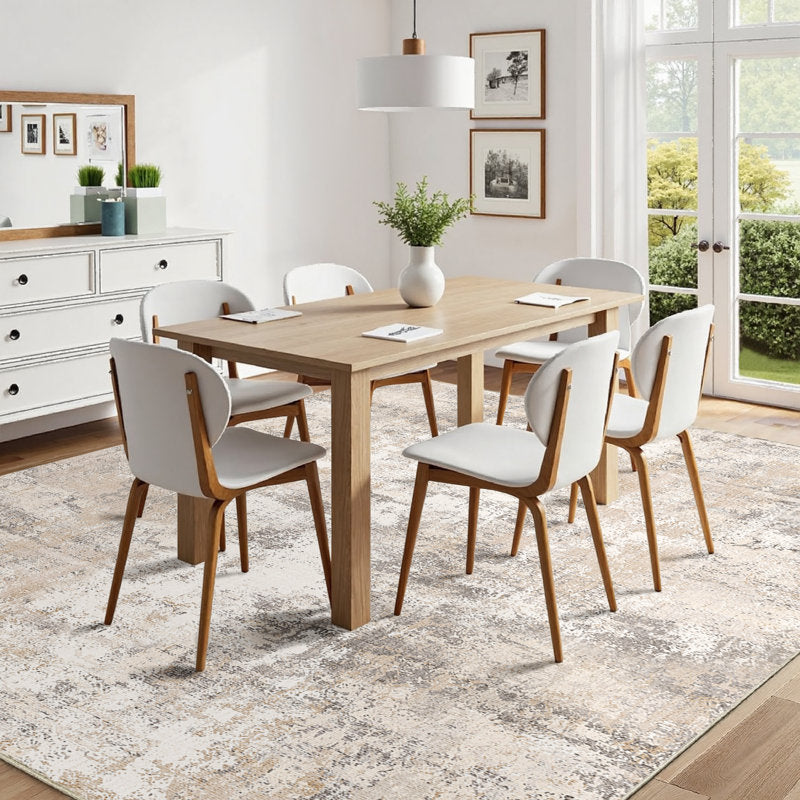 Elroy - Abstract Machine Washable Rug Faux Cashmere Living Room