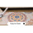 3-Piece Farmhouse Kitchen Rug Set - Vintage Floral Washable Mats