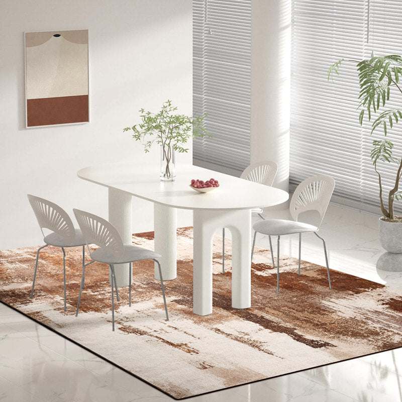 Fillender - Washable Abstract Area Rug Non-Slip Modern Living Room