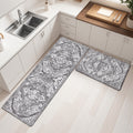 Anti-Fatigue Kitchen Mat Set PVC Foam Non-Skid Floor Rugs