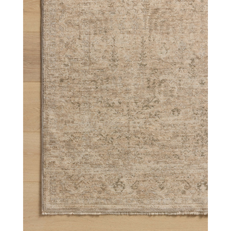 Magnolia Home Junie - Vintage Polyester Area Rug Oatmeal/Smoke