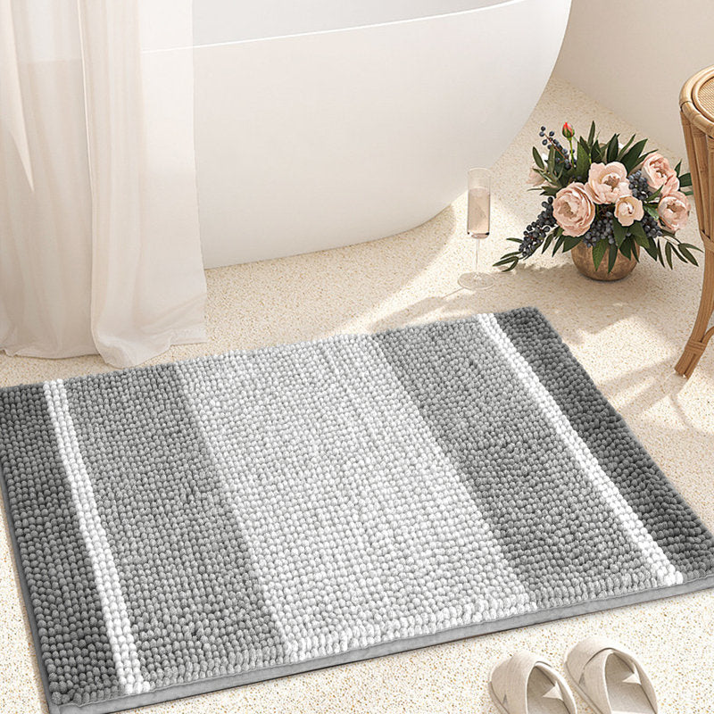 Gradient Chenille Bath Rug - Ultra Soft Absorbent Bathroom Mat