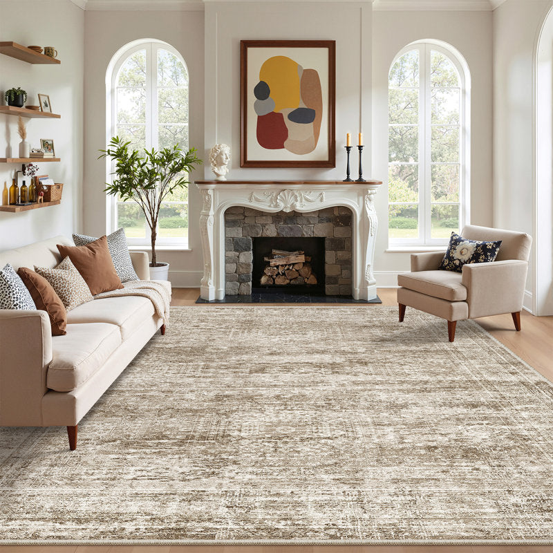 HexaModern - Washable Hexagon Area Rug Non-Slip Living Room Decor
