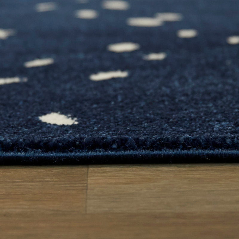 Rumley Celestial Kids Area Rug - Polypropylene Space Theme Playroom
