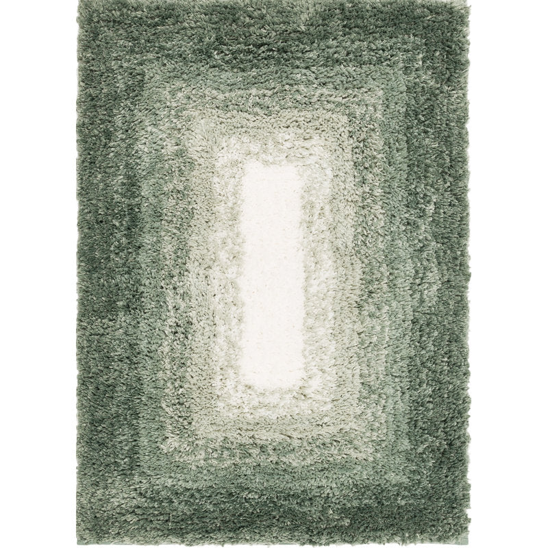 Sparkman Ombre Polyester Bath Rug - Non-Slip Machine Washable Mat