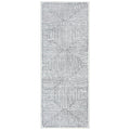 Modern Washable Non-Slip Rug - Ivory & Black - Entryway & Kitchen